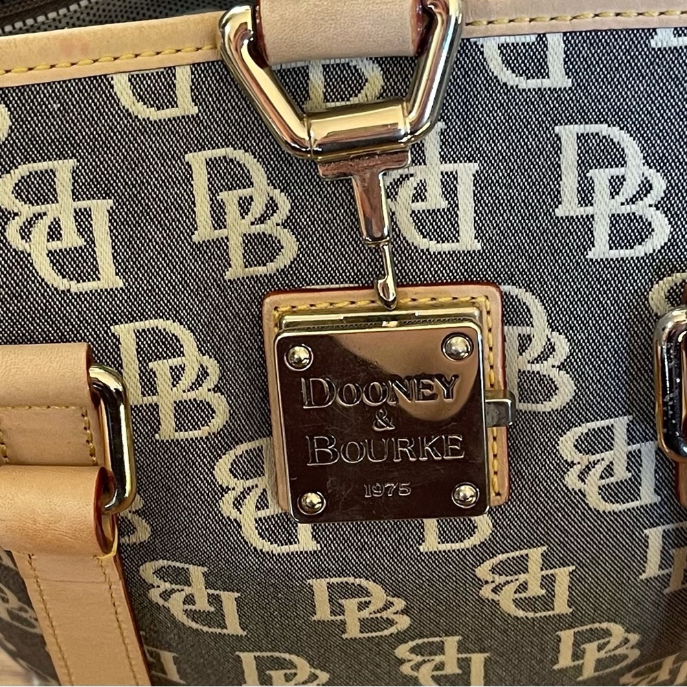 Dooney and Bourke Classic Hobo Monogram Bucket Bag - Picture 6 of 12